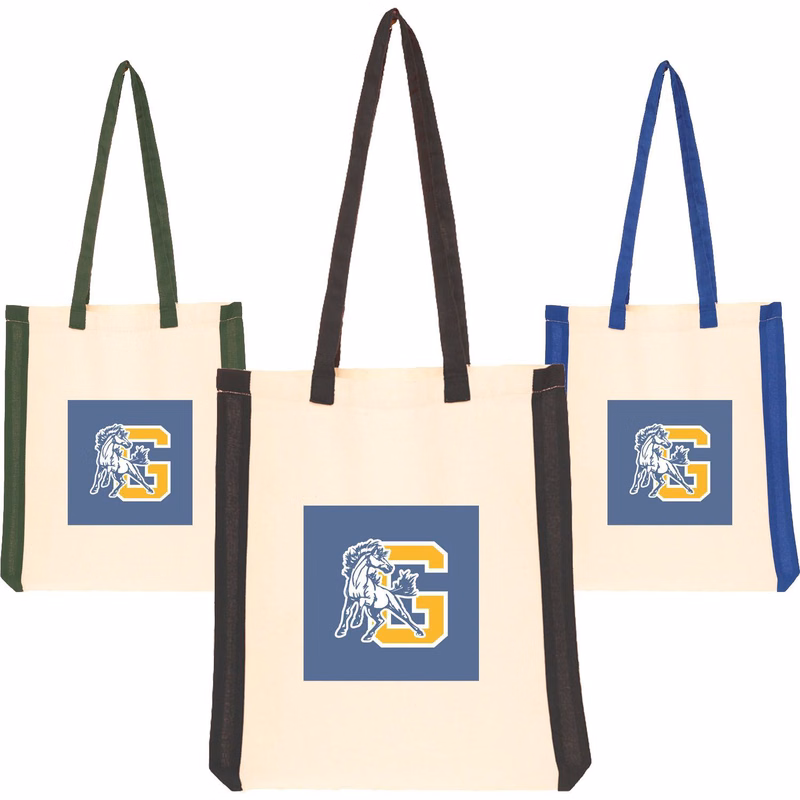 Stripes Style Shopping Cotton Tote Bag