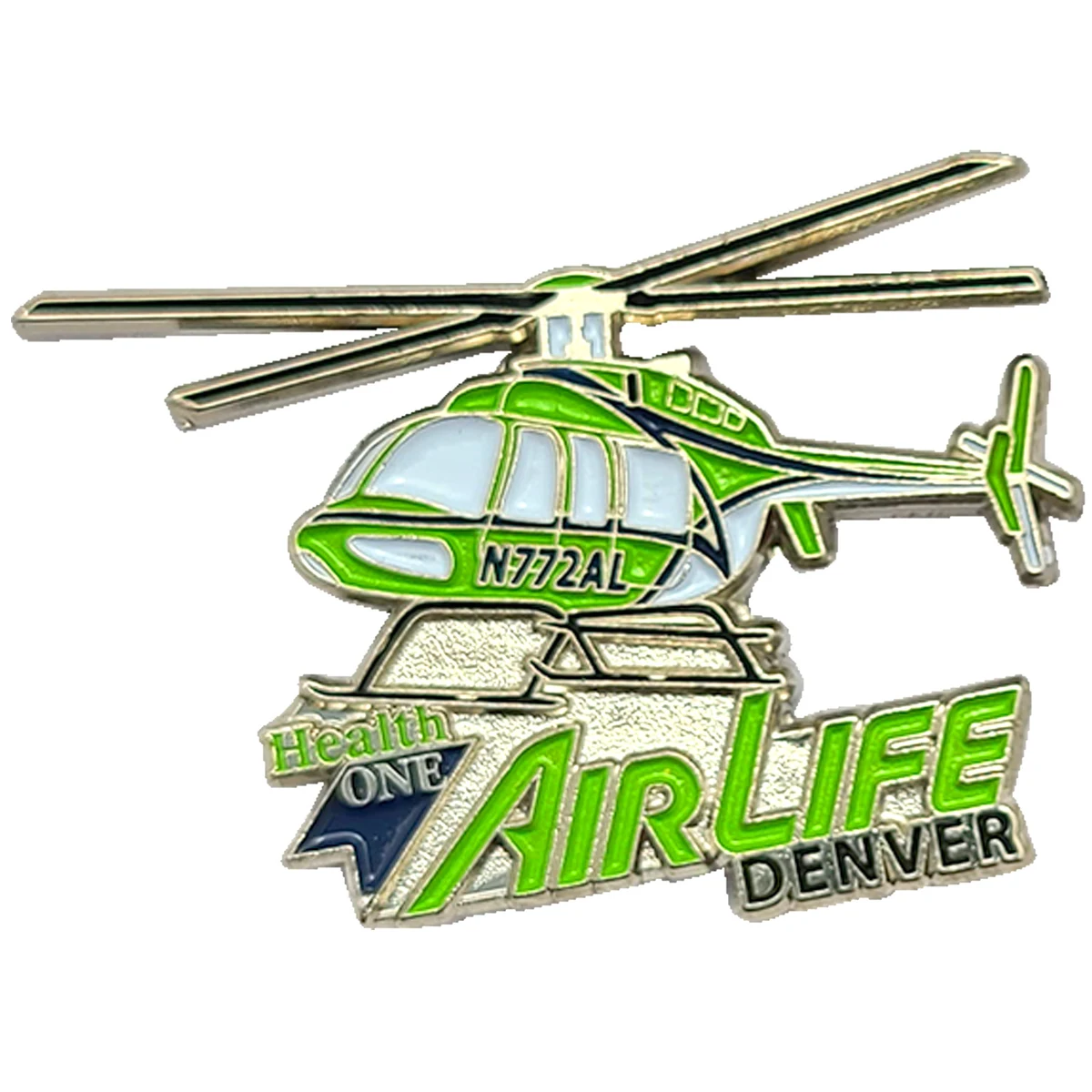 Die Cast Zinc Soft Enamel Lapel Pin: 1.25" 1