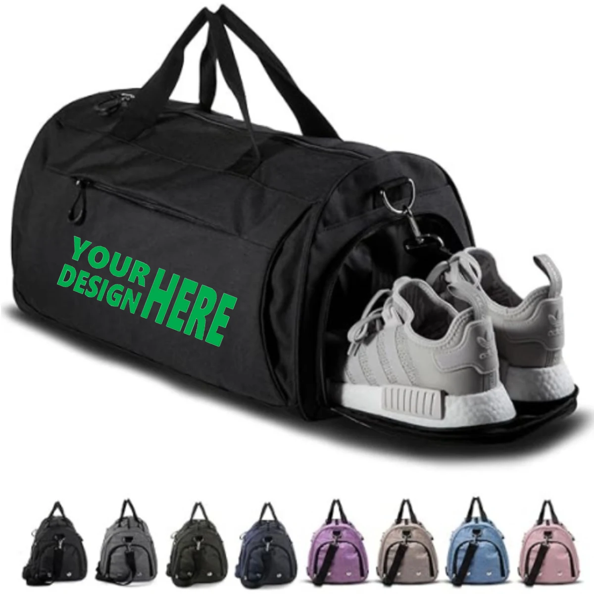 Gym bag with Shoe and Wet Compartment 1