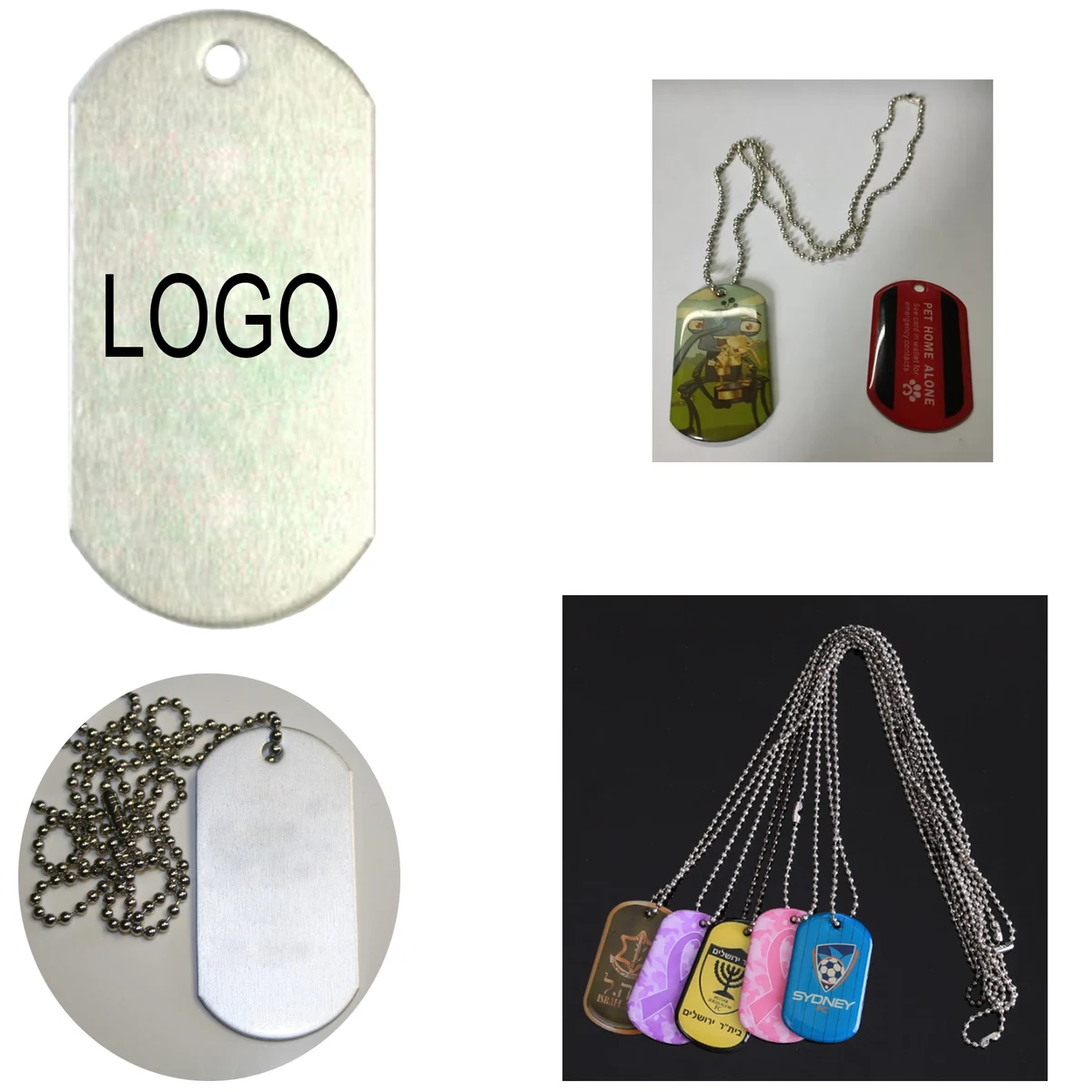 Aluminum Military Dog Tag 1
