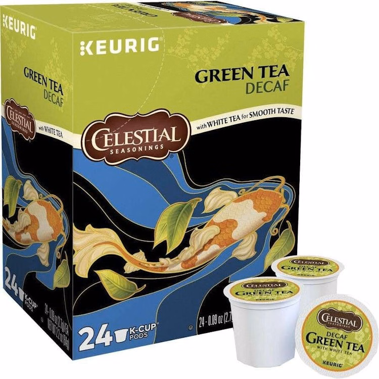 Celestial Seasonings Decaf Green Tea K-Cups - 24 Pack