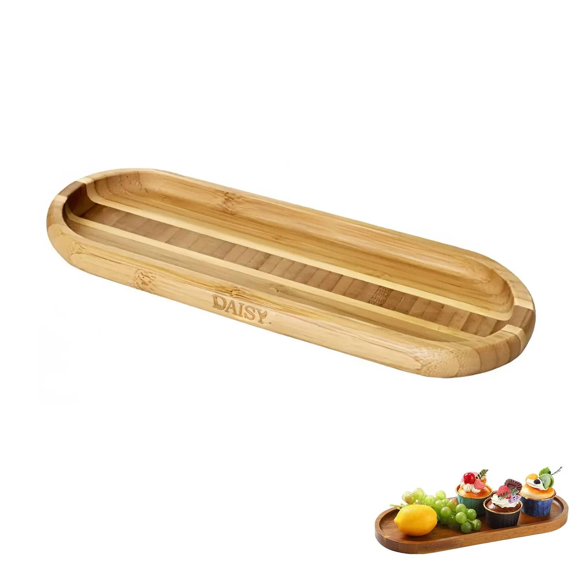 Bamboo Catch All Tray 1