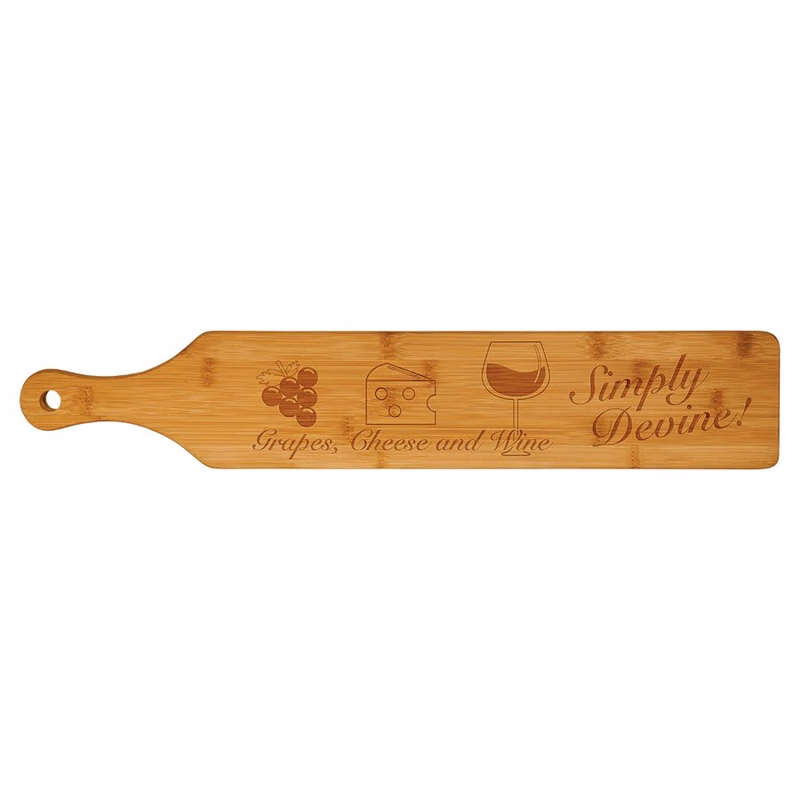 4" x 22" Multi Brown Bamboo Paddle