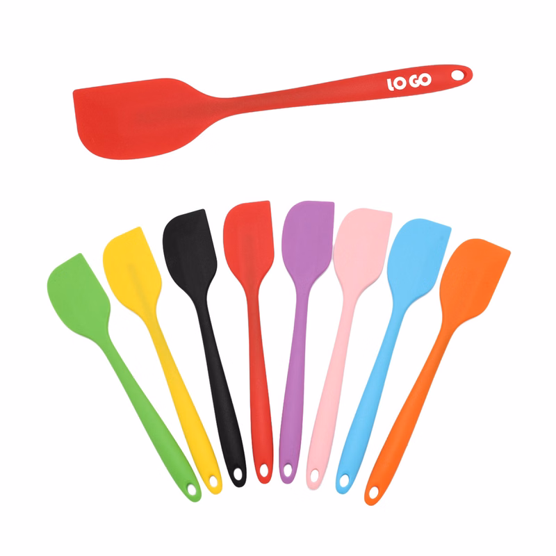 Long-handled One-piece Silicone Scraper