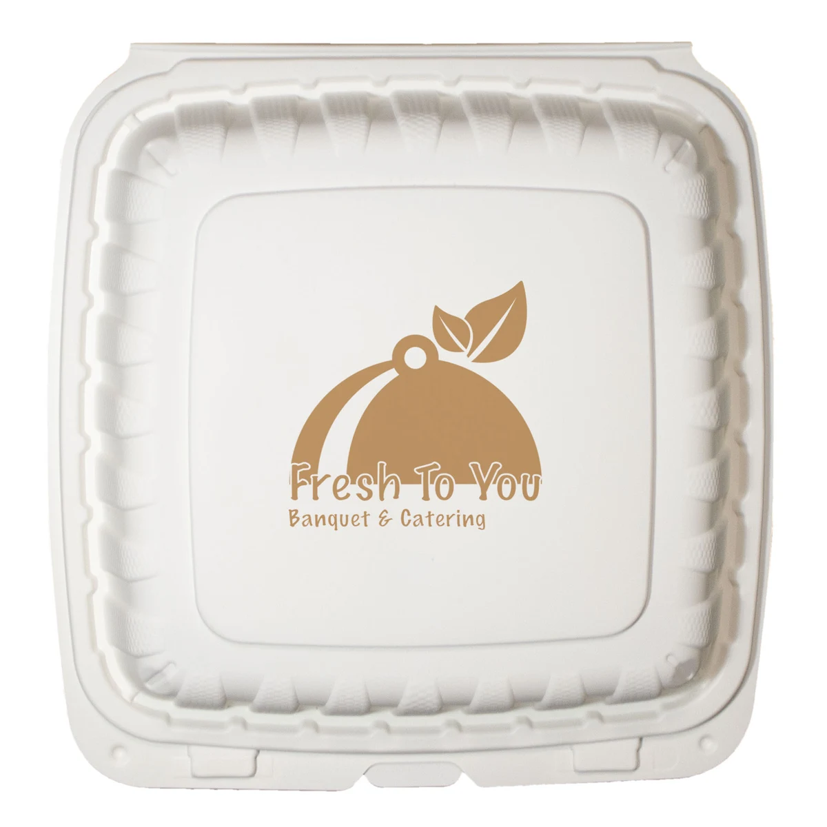9" x 9" Eco-Friendly Takeout Container 1