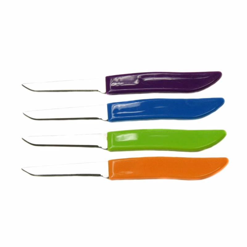 Paring Knife Set - 2.5" Assorted Colors 4 Pack