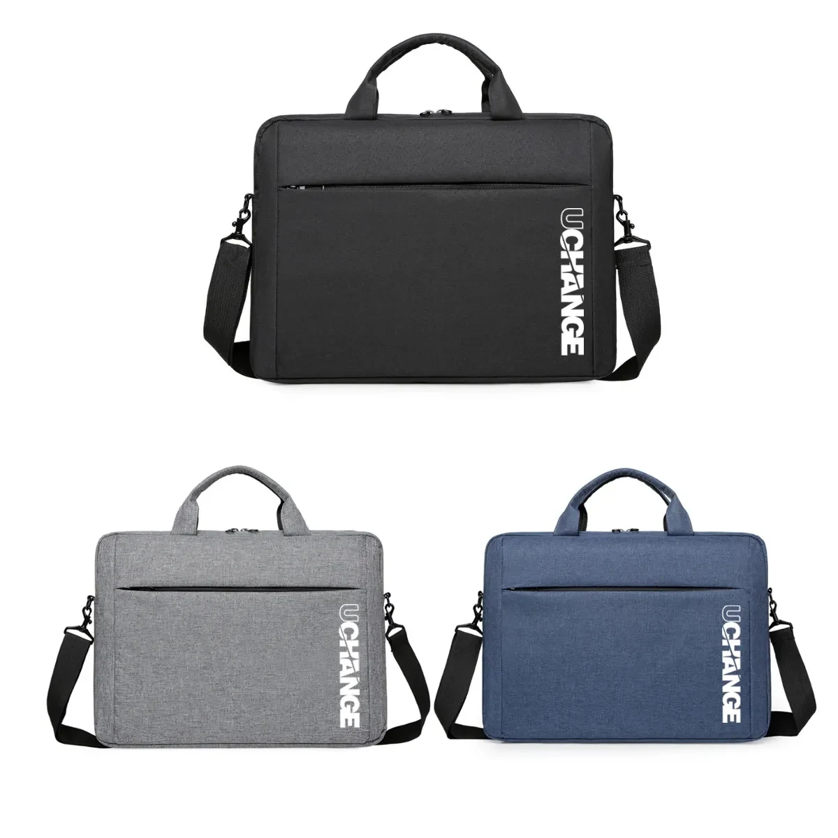 15.6" Laptop Briefcase With Luggage Trolley Sleeve Office 1