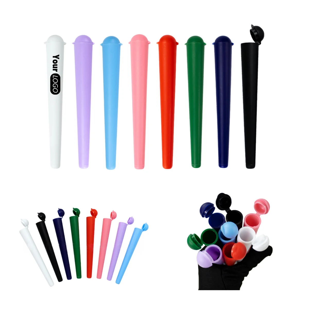 Custom Plastic Cigarette Storage Tube 1