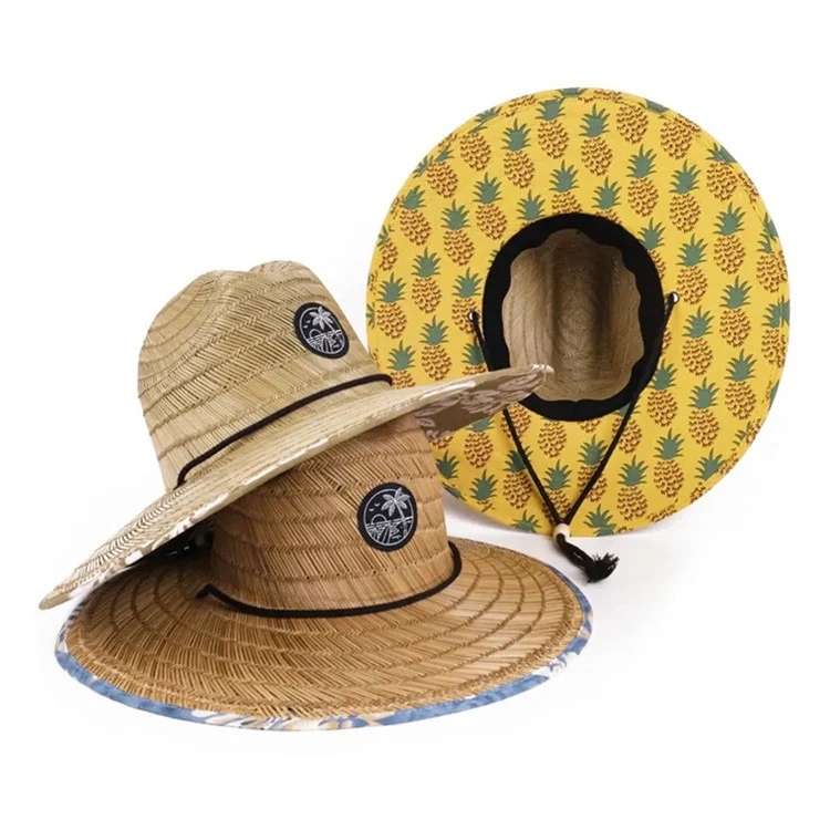 Lifeguard Raffia Straw Hat 1