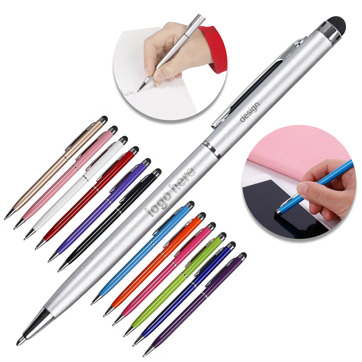 Custom Metal Dual-Function Stylus Ballpoint 1