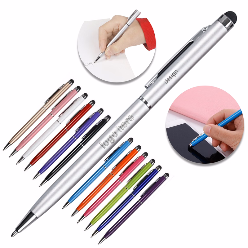 Custom Metal Dual-Function Stylus Ballpoint