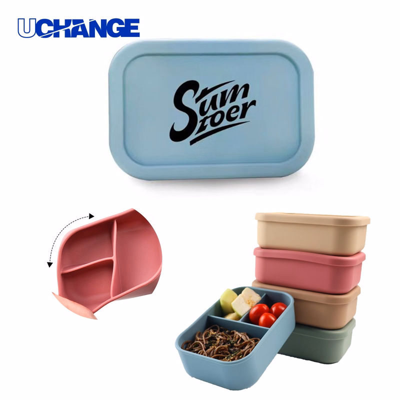 Silicone Lunch Bento Box Container