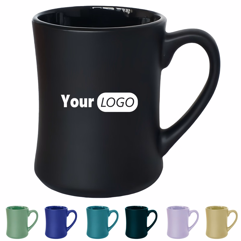 Ceramics 16 Oz Promotion Waist Conical Cup