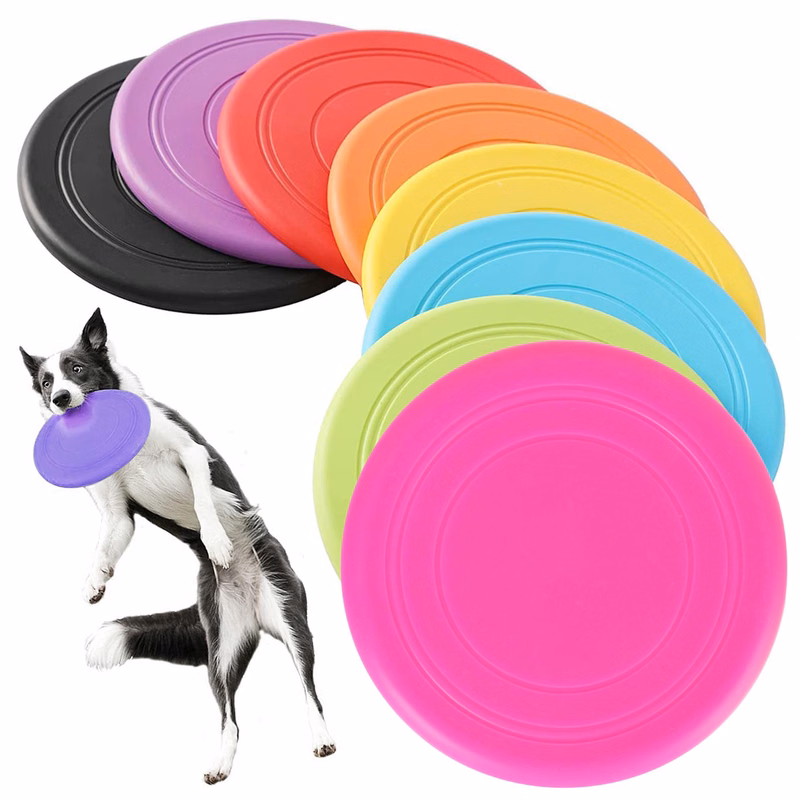 Silicone Dog Flying Disc Puppy Flyer Toy