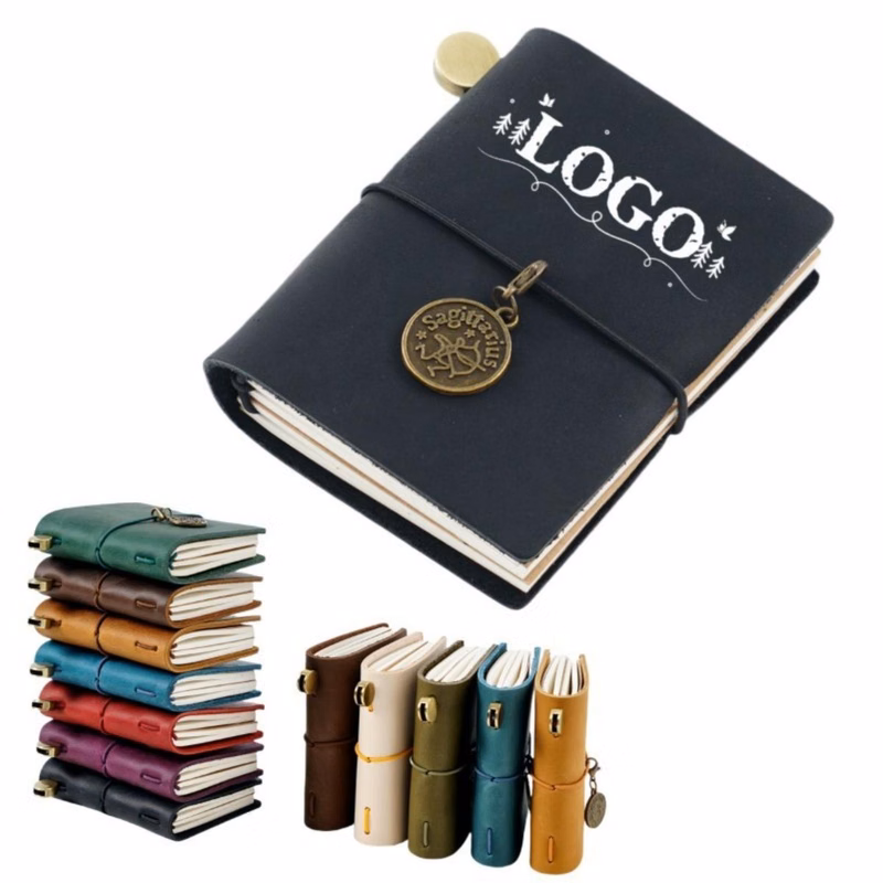 3-Inch Vintage Leather Journal, 128 Pages