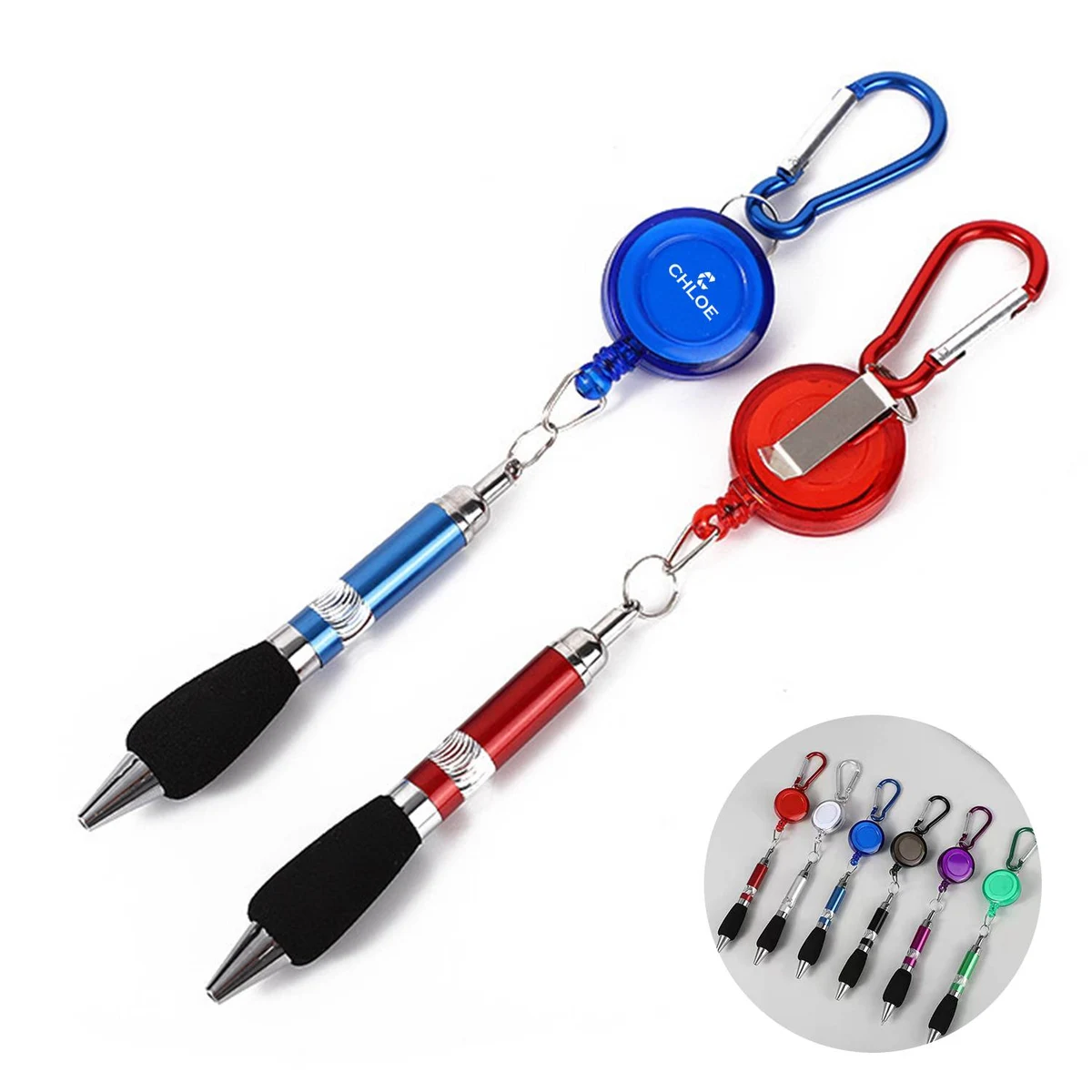 Easy To Pull On Metal Aluminum Rod Ballpoint Pen 1