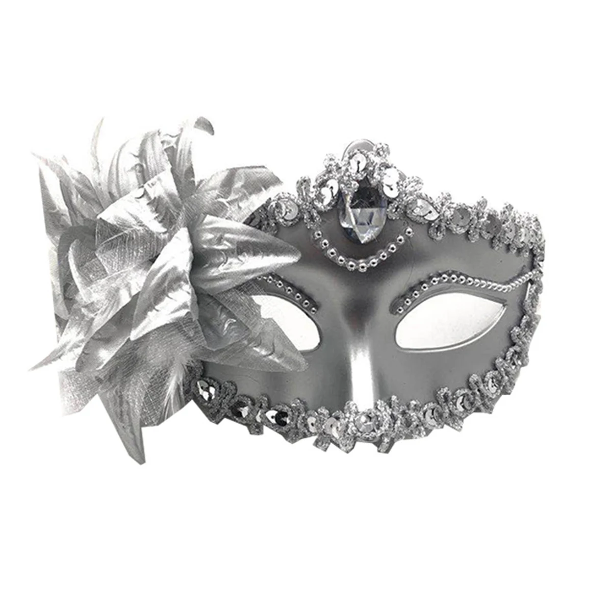 Women Mardi Gras Gold Masquerade Masks 1
