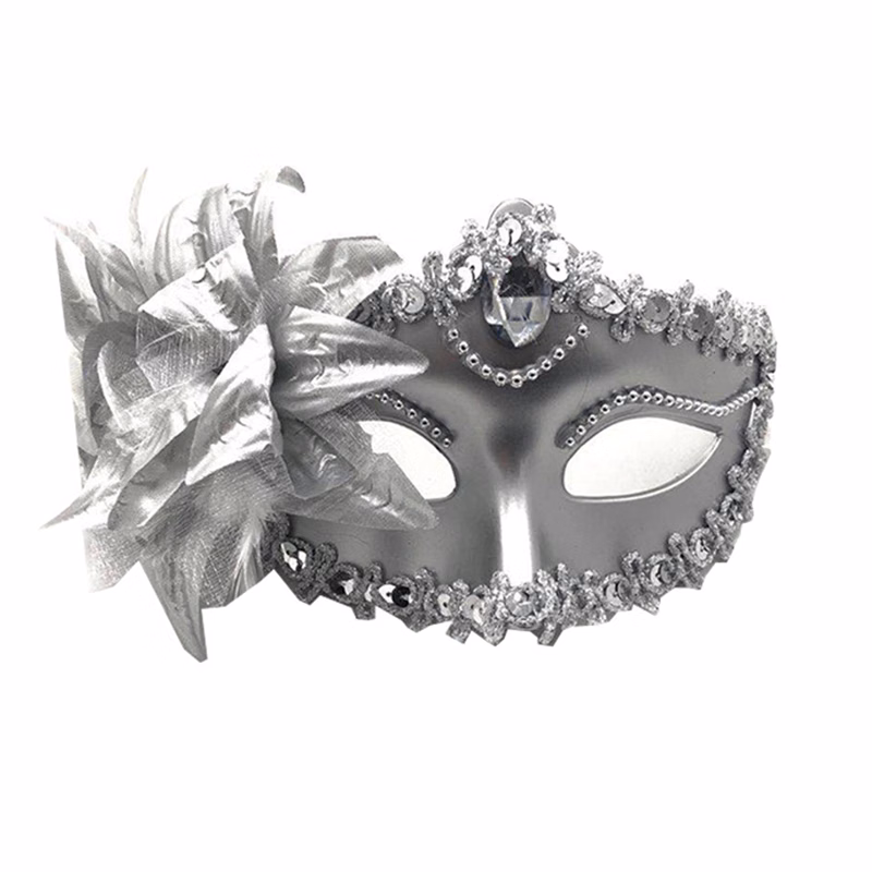 Women Mardi Gras Gold Masquerade Masks