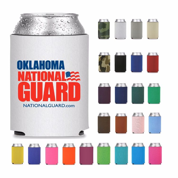 Collapsible Premium Foam Can Cooler - Screen Printed