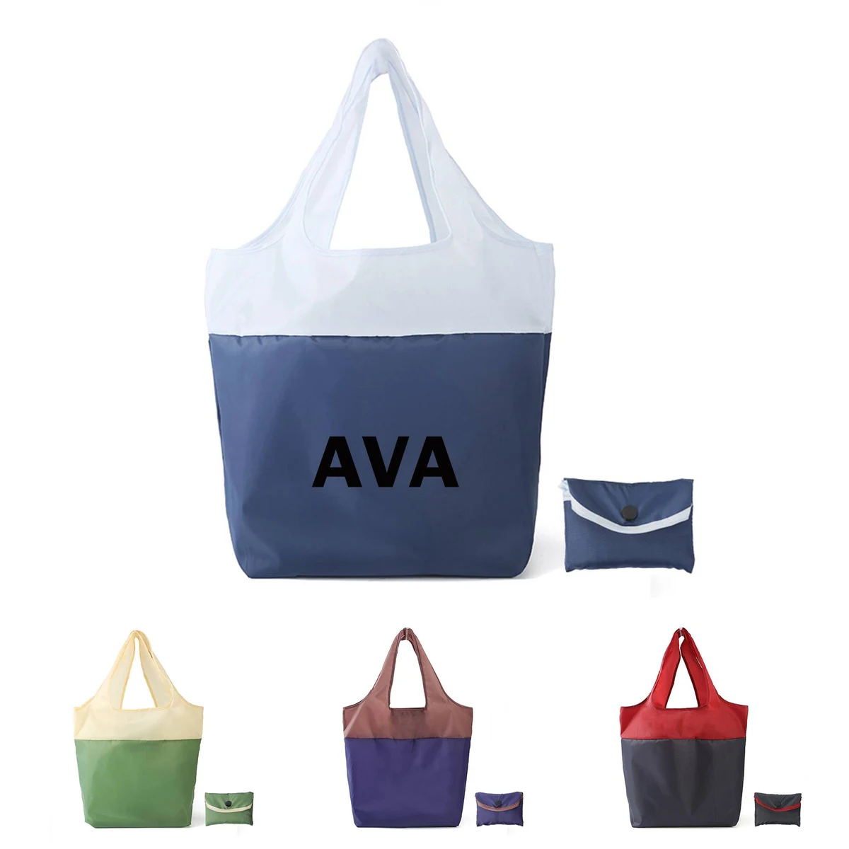 Renewable Polyester Foldable Eco-Friendly Shopping Bag 1