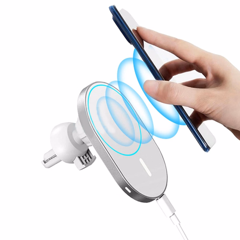 15W Magnetic Wireless Charging Car Vent Mount