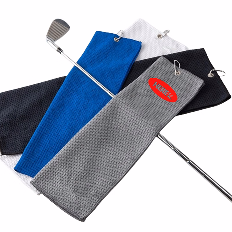 Microfiber Waffle Golf Towel