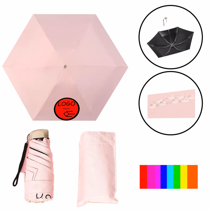 Black Glue Mini Sunshade Umbrella