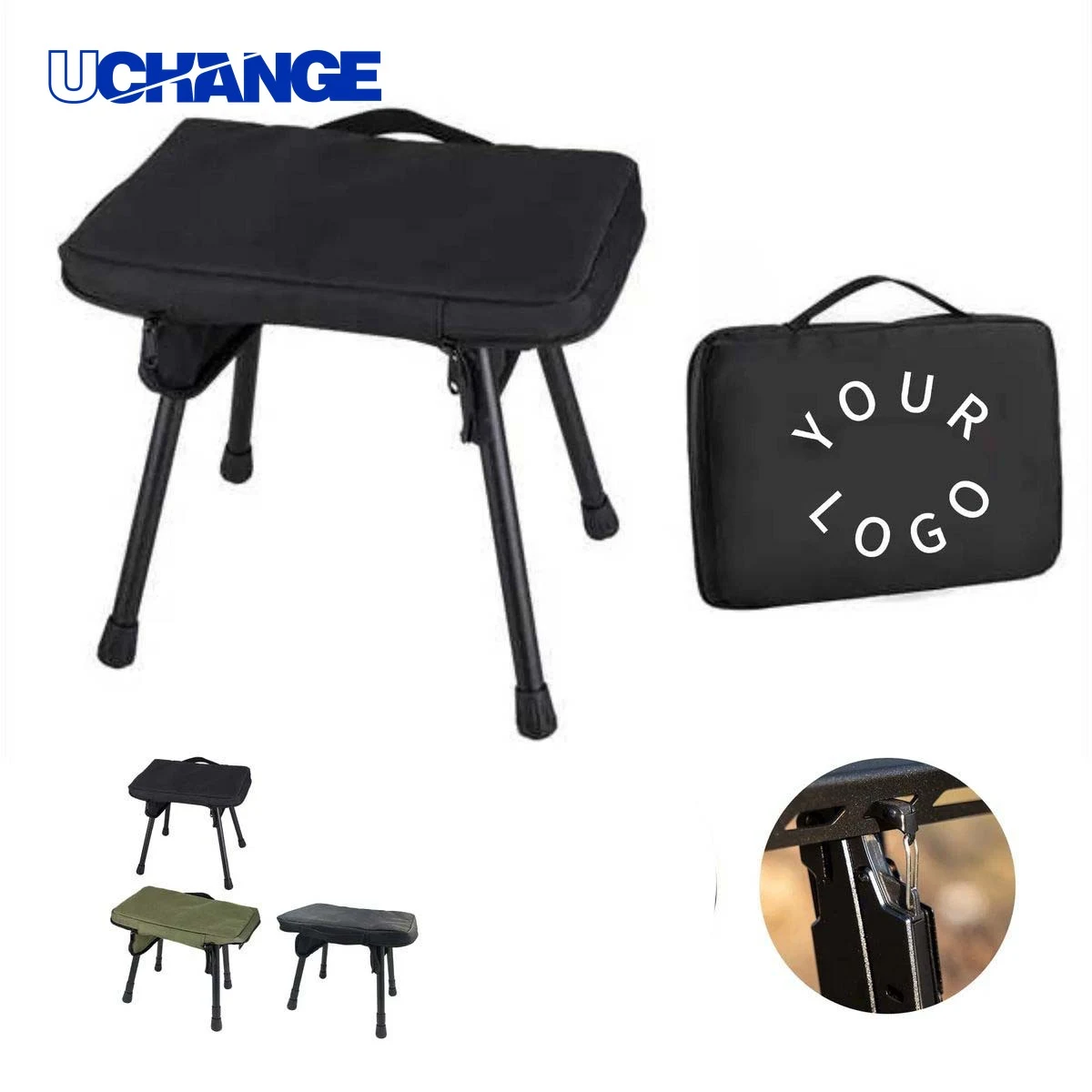 Durable Metal Folding Seat for Hiking and Fishing 1