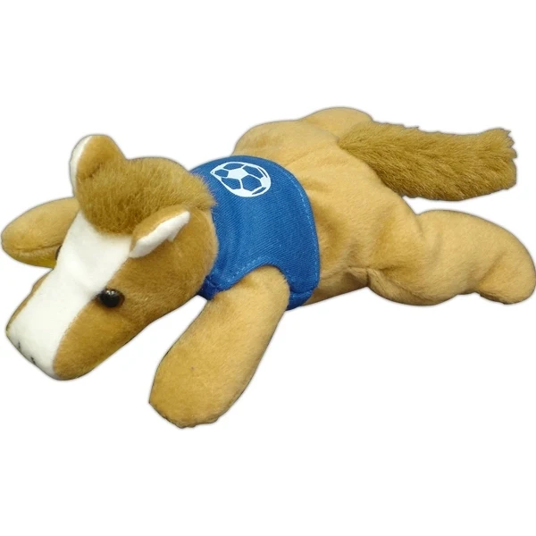 8" Laying Down Beanie Horse 1
