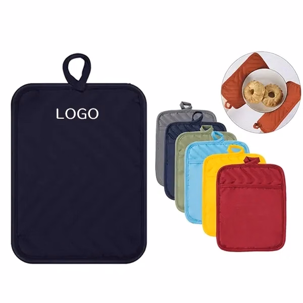 Heat-Resistant Pot Holder with Pocket
