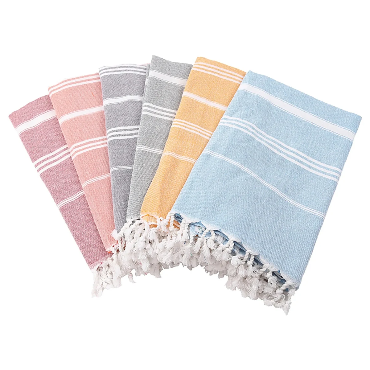 MOQ 20pcs 100% Cotton Turkish Beach Towel 1