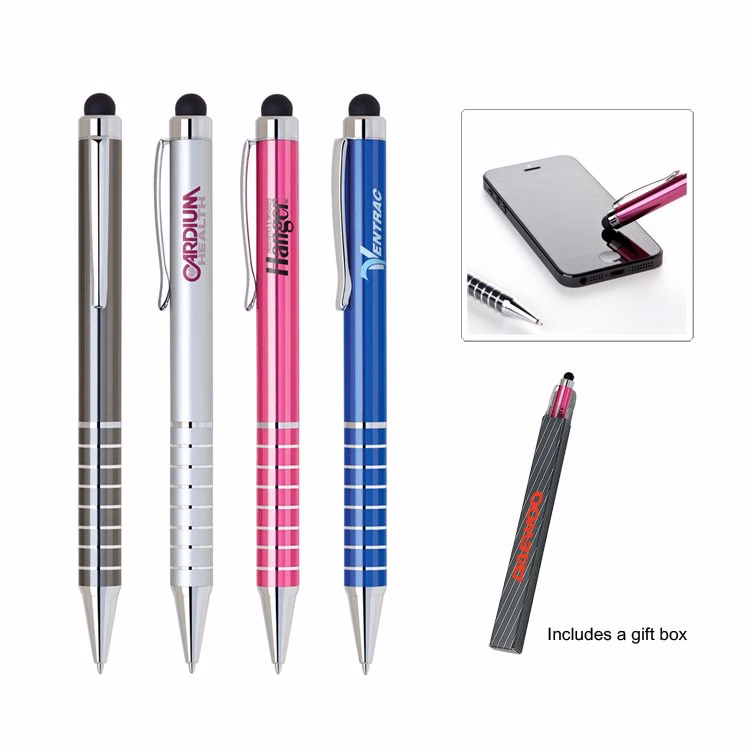 2 in 1 twist screen touch pen