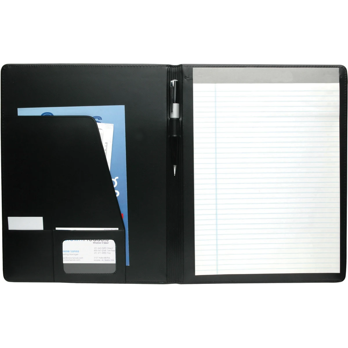 Good Value™ Executive Crescent Padfolio 1