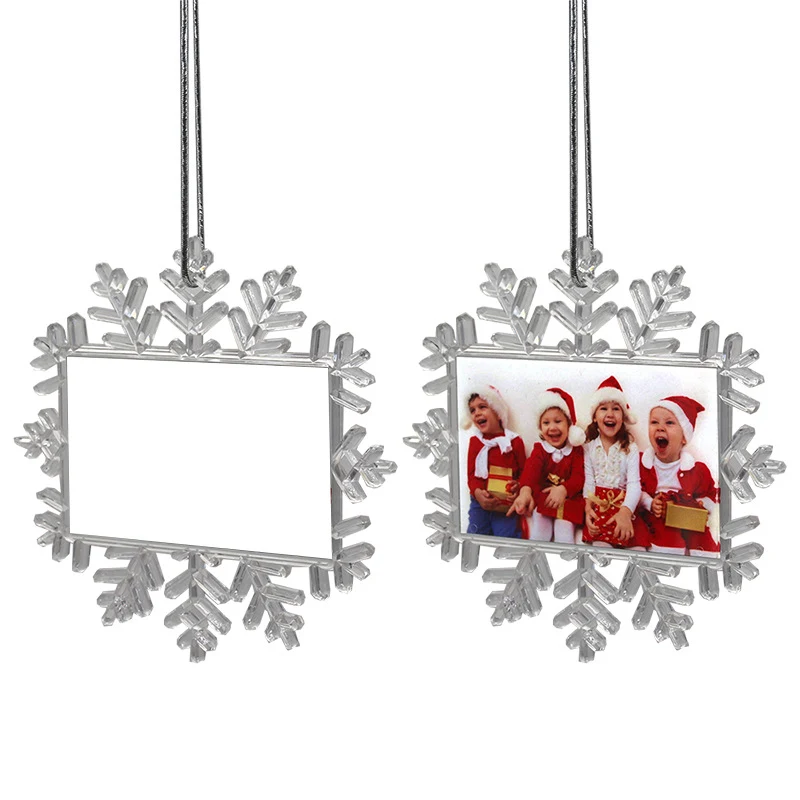 4" Snowflake Holiday Ornament 1