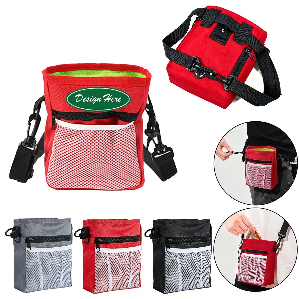MOQ50 Oxford Fabric Multi-Functional Pet Training Waist Pouch 1