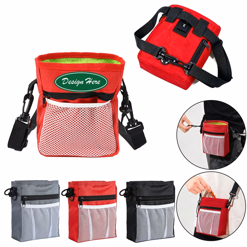 MOQ50 Oxford Fabric Multi-Functional Pet Training Waist Pouch
