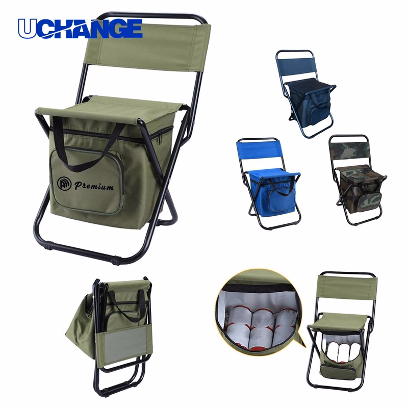 Portable Outdoor Folding Chair with Ice Pack