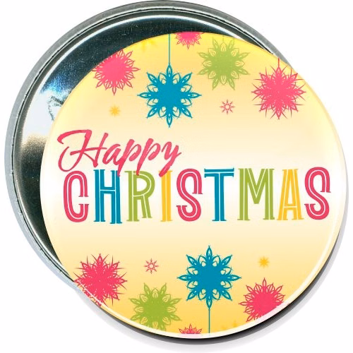 Happy Christmas, Holiday Button