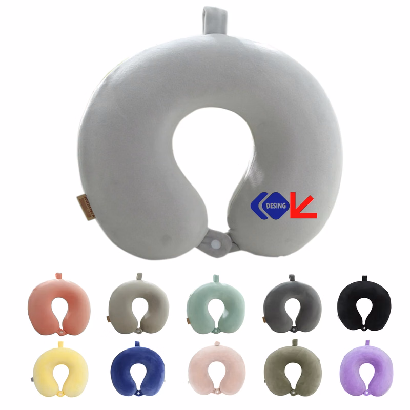 Custom Memory Foam Travel Neck Pillow MOQ 30pcs