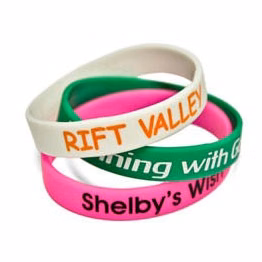 Printed Silicone Wristbands