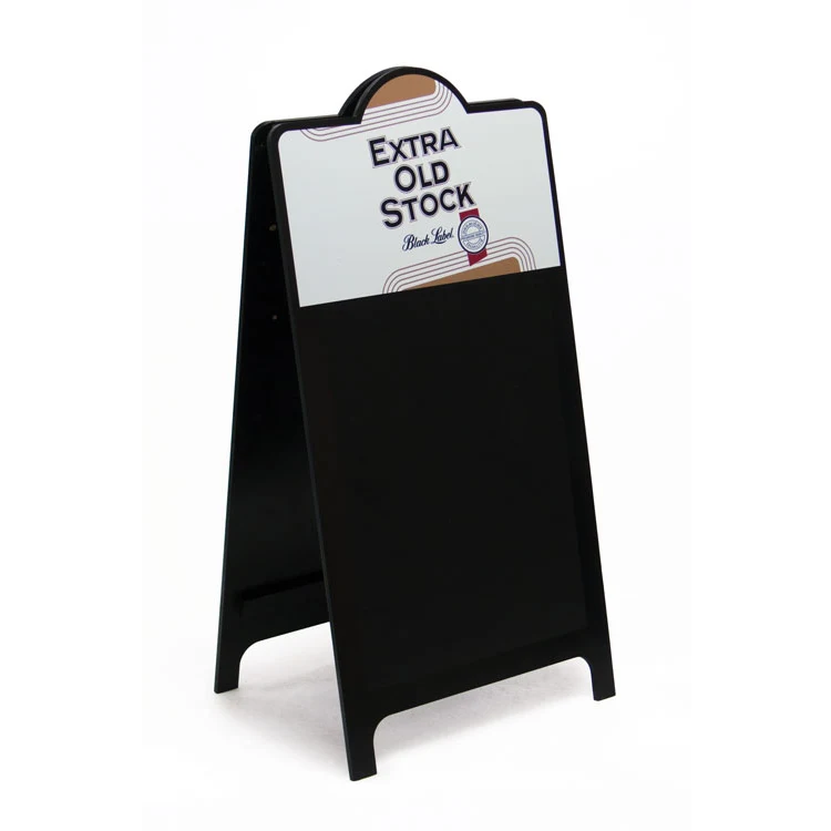 A-frame Chalkboard Sign with Round Top 1