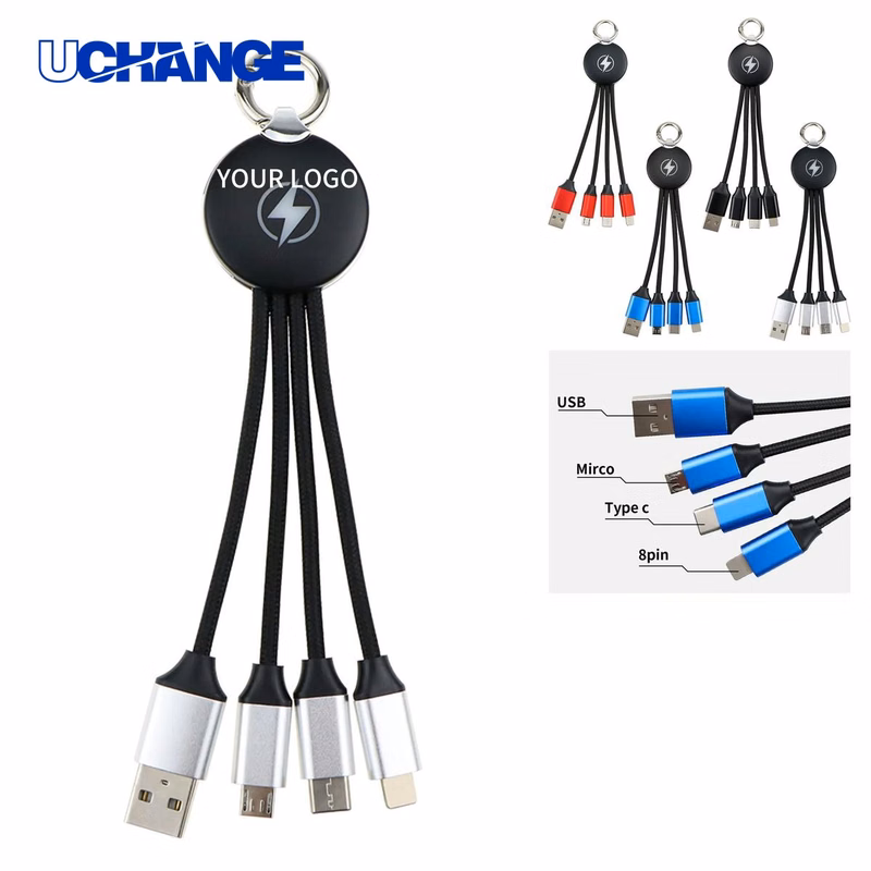 Plastic Carabiner Charging Cable Set