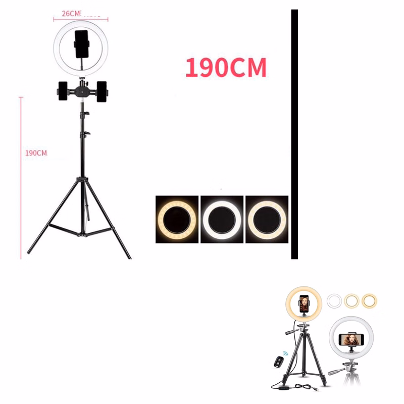 10" Selfie Ring Light w/Extendable Tripod