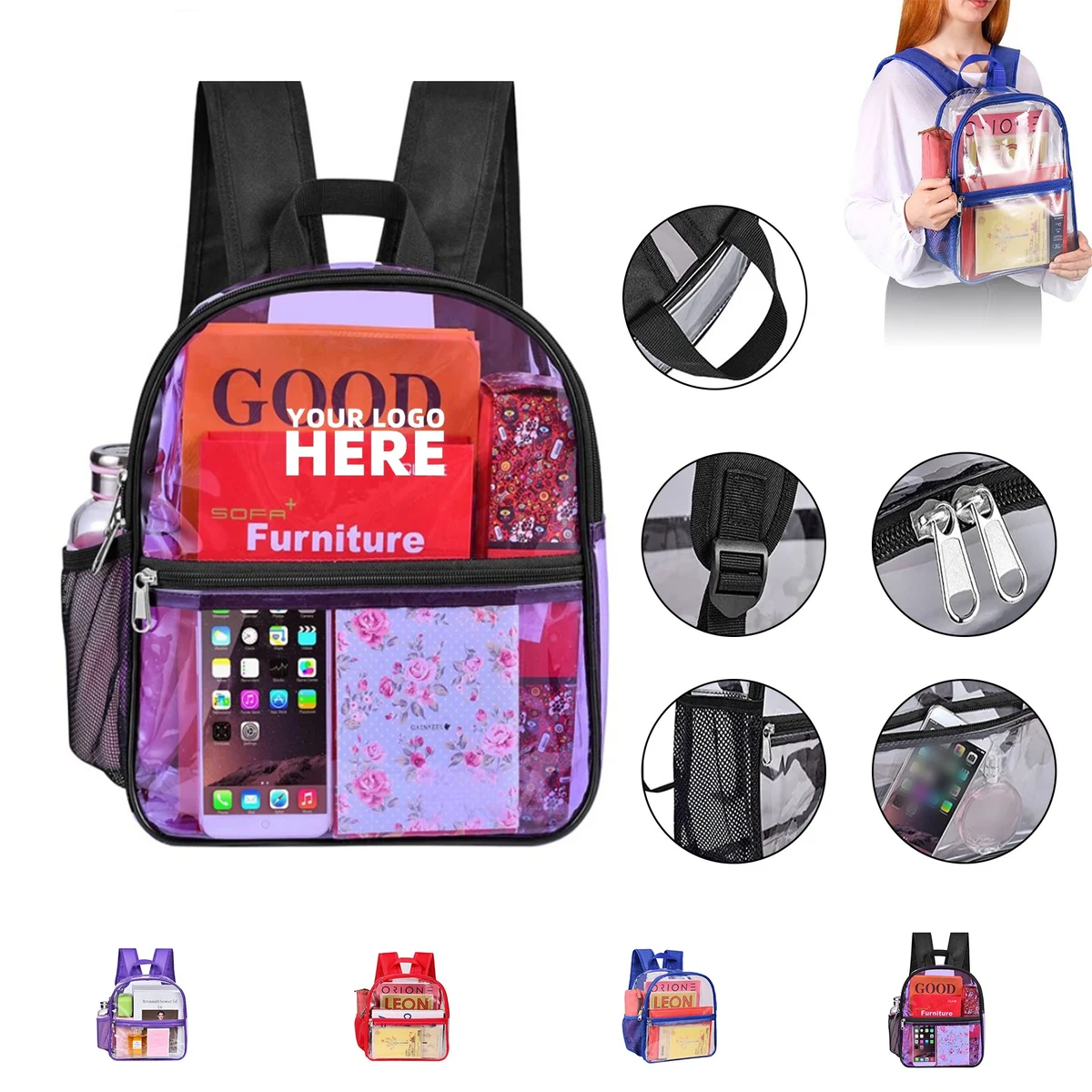 Water Proof Transparent Backpack 1