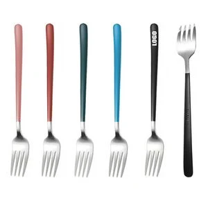 8.26 Inch Dual Color Silver Fork 1