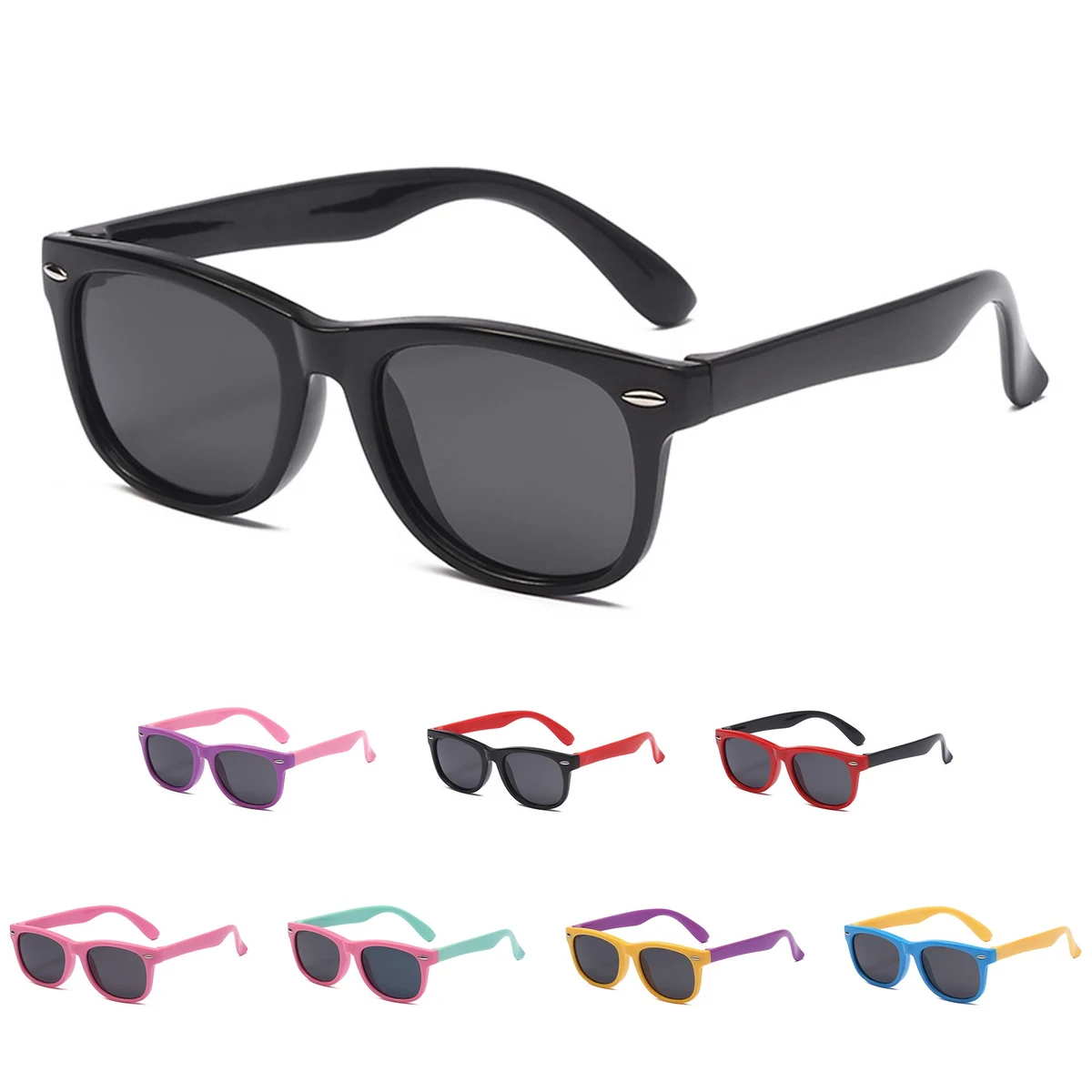 Kids Flexible Rubber Sunglasses 1