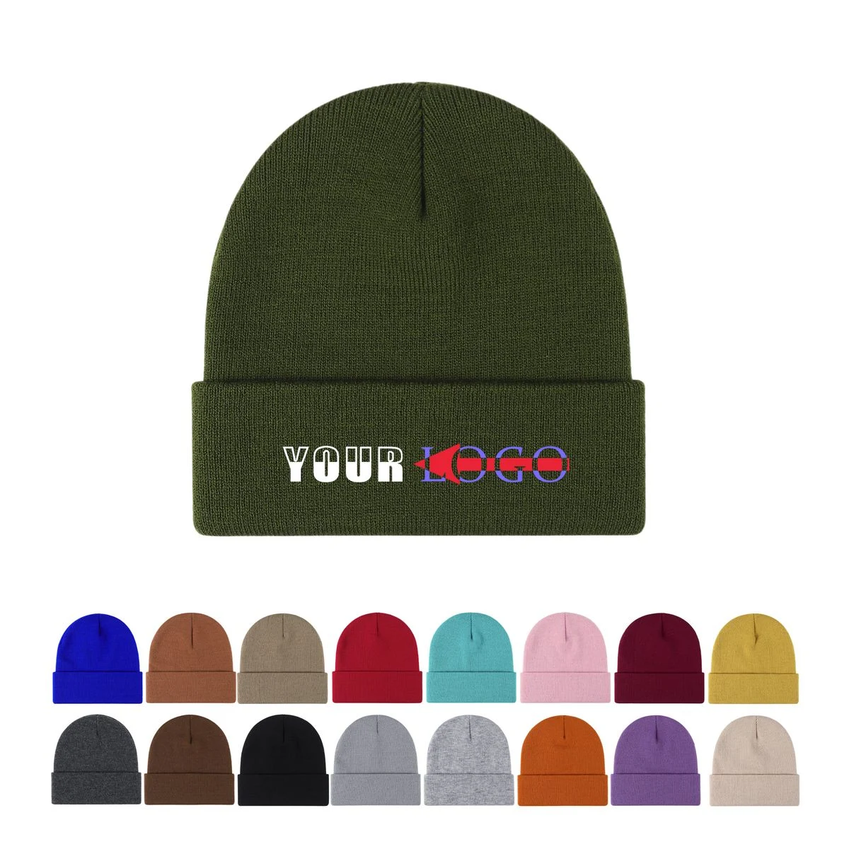 Premium Knitted Cuffed Beanie 1