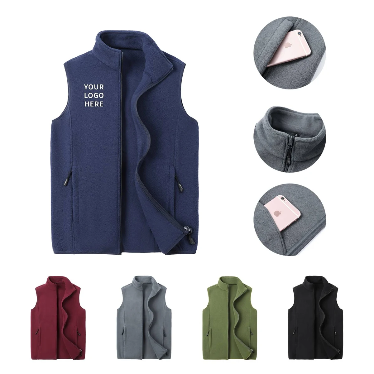 Men's Fleece Vest 1