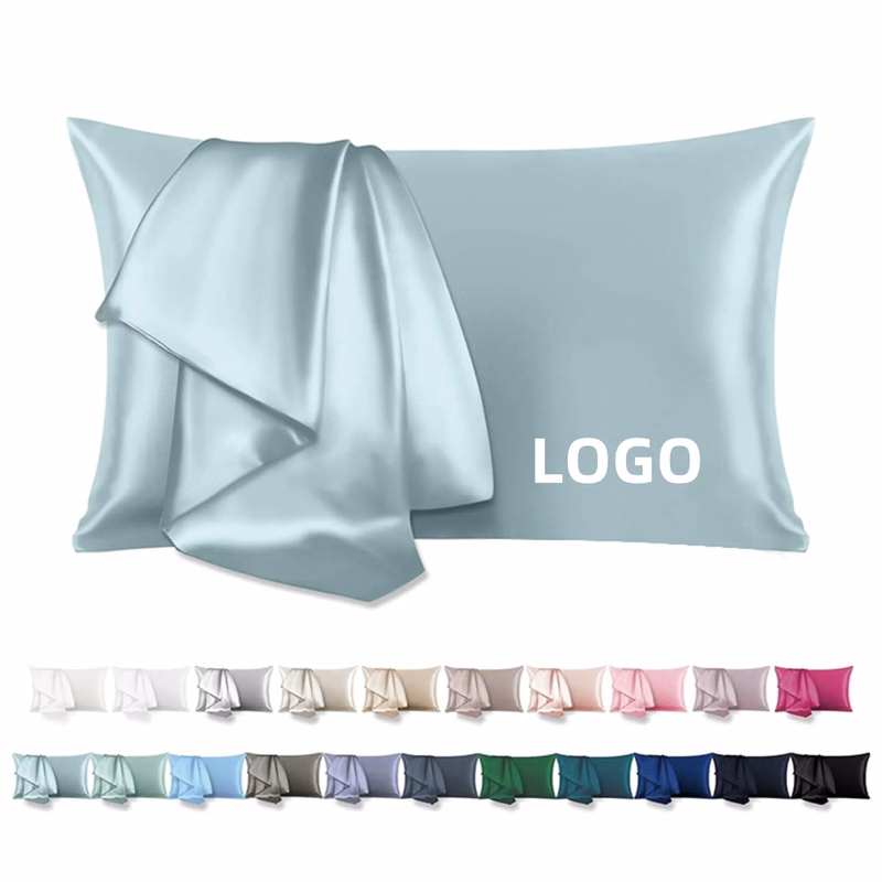 Faux Silk Solid Color Envelope Pillowcase