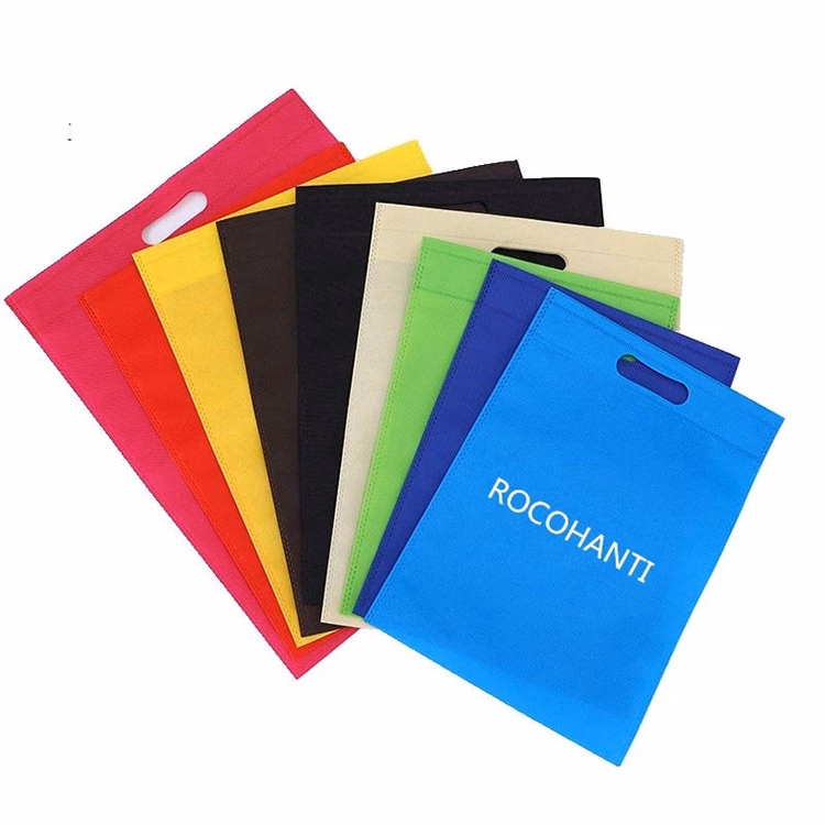 Die Cut Handle Non-Woven Custom Tote Bag